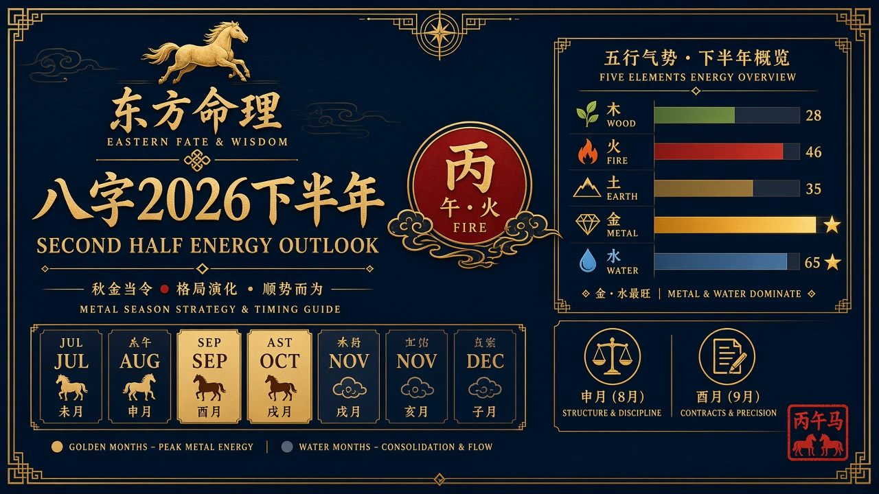 BaZi 2026 Second-Half Outlook: How to Pace the Fire Horse After Midyear