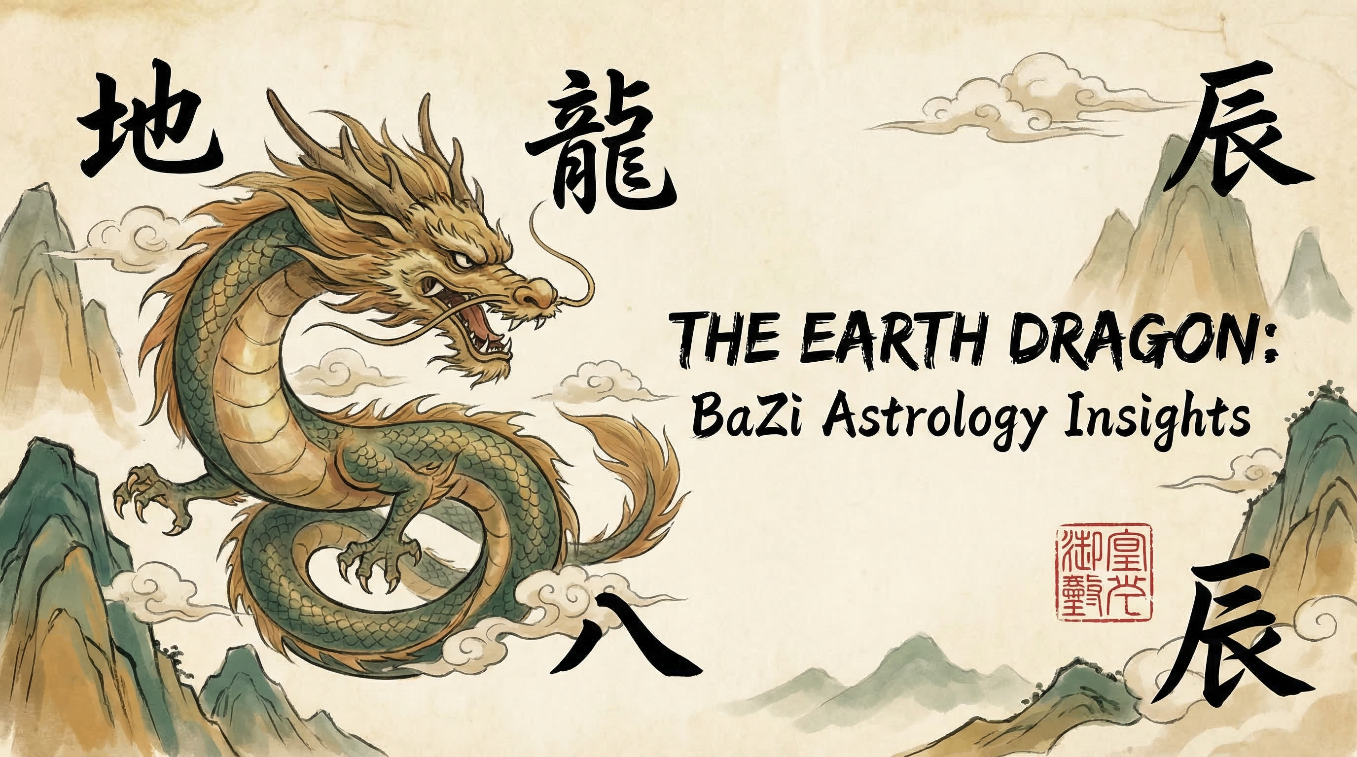 四柱推命の辰(たつ):野心、神話、偉大さの重み