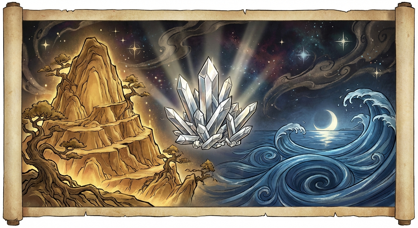 Earth, Metal, and Water elements