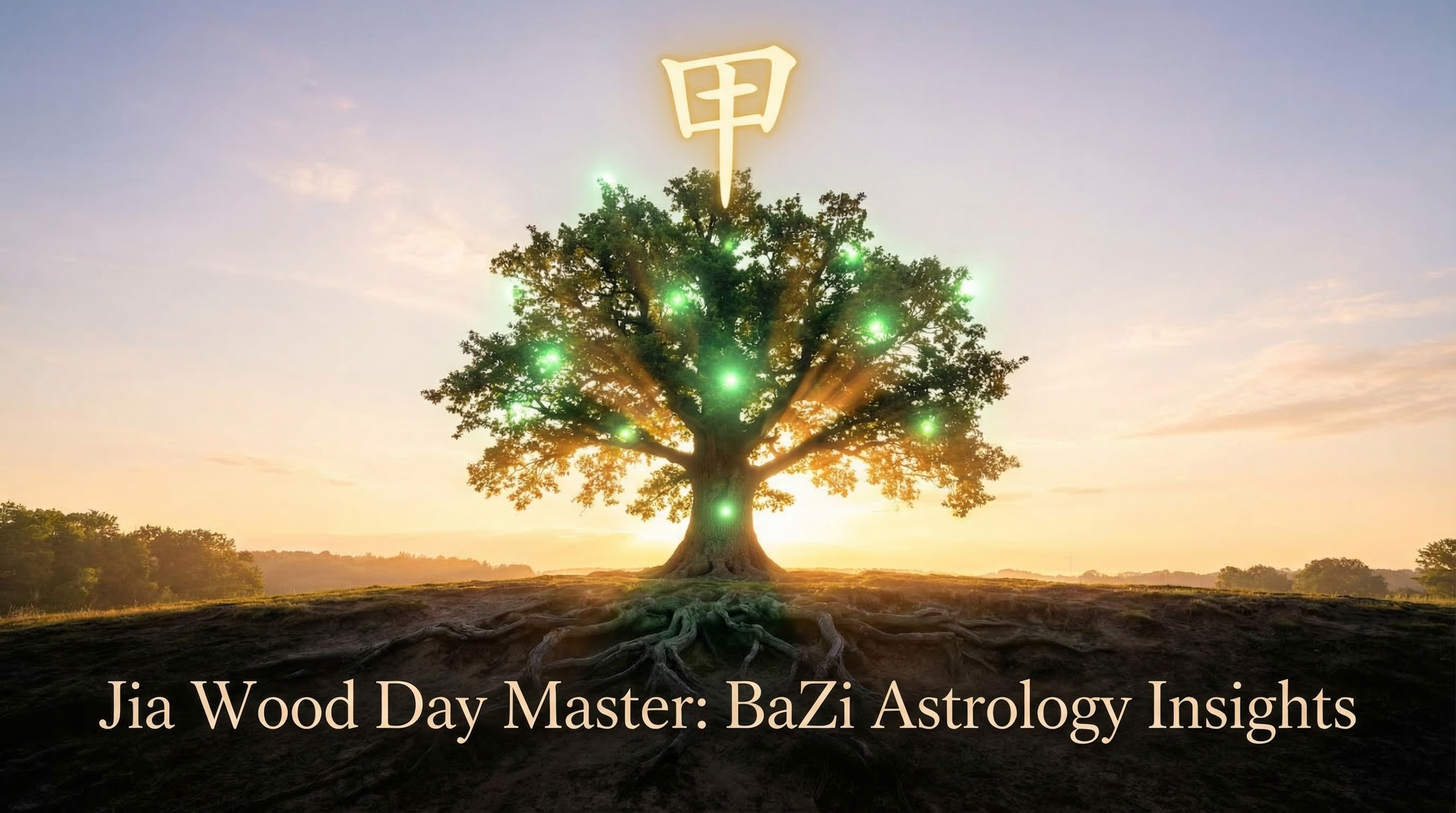 Jia Wood Day Master: The Tall Tree in BaZi