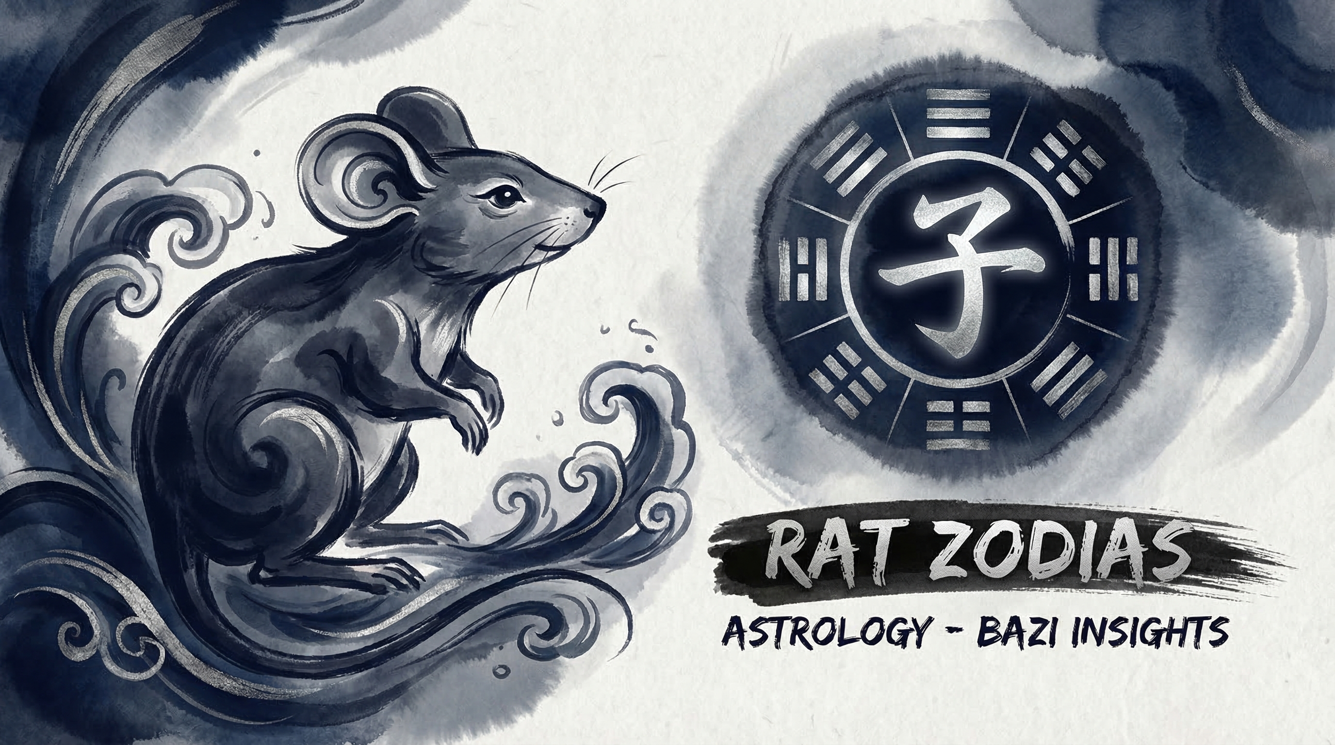 The Rat in BaZi: First of the Twelve, Sharp as Midnight Water