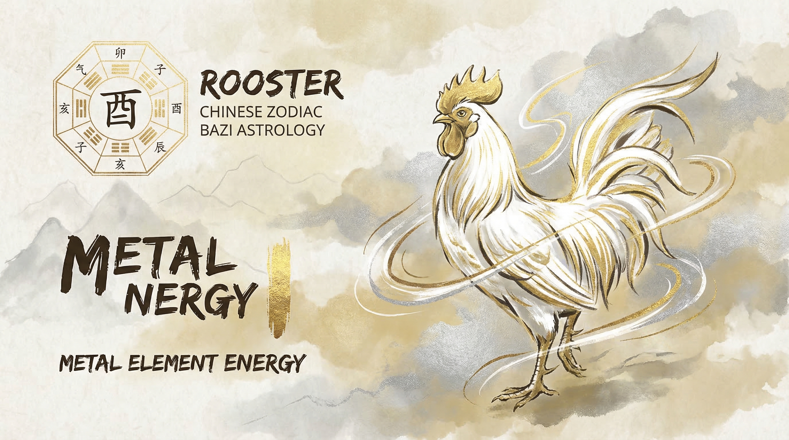 The Rooster in BaZi: Precision, Honesty, and the Blade That Polishes Itself