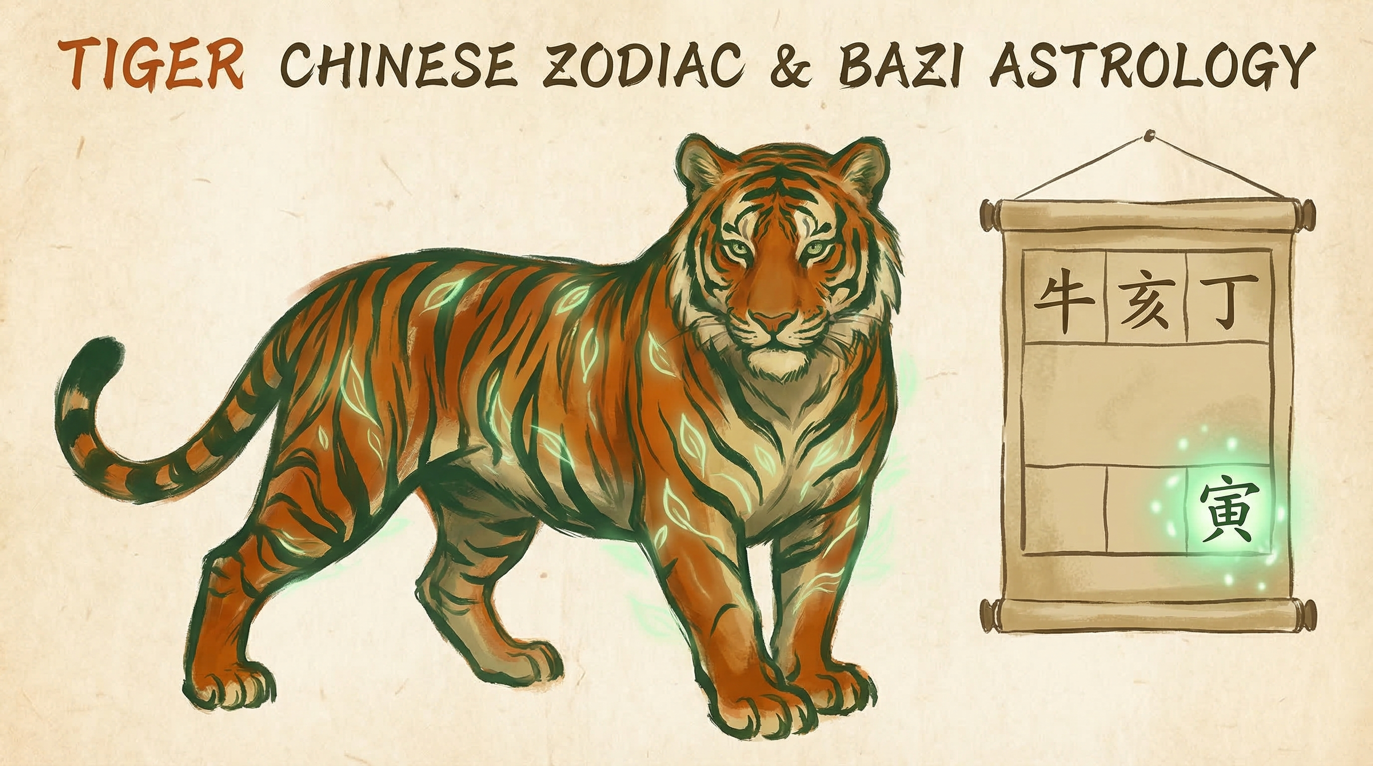 The Tiger in BaZi: Bold ambition, restless fire, and the courage to lead